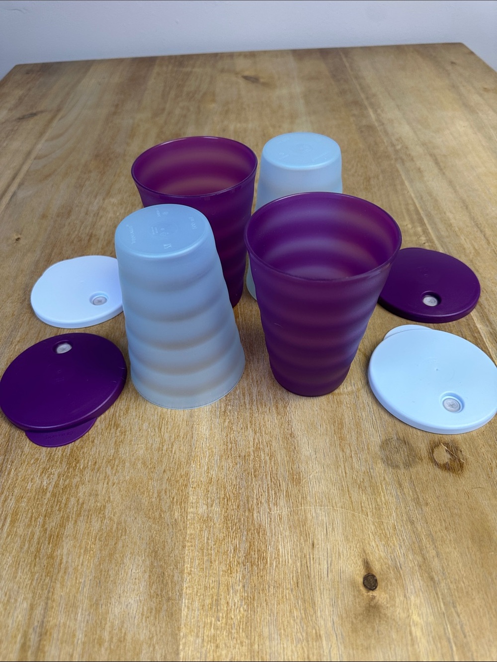 Tupperware Impressions 16oz Reusable Tumbler Cups with Lids